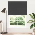 Jaluză cu role opace negru 150×230 cm Lățime țesătură 146,6 cm