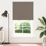 Jaluză cu role opace cafea 135×210 cm lățime țesătură 131,6 cm