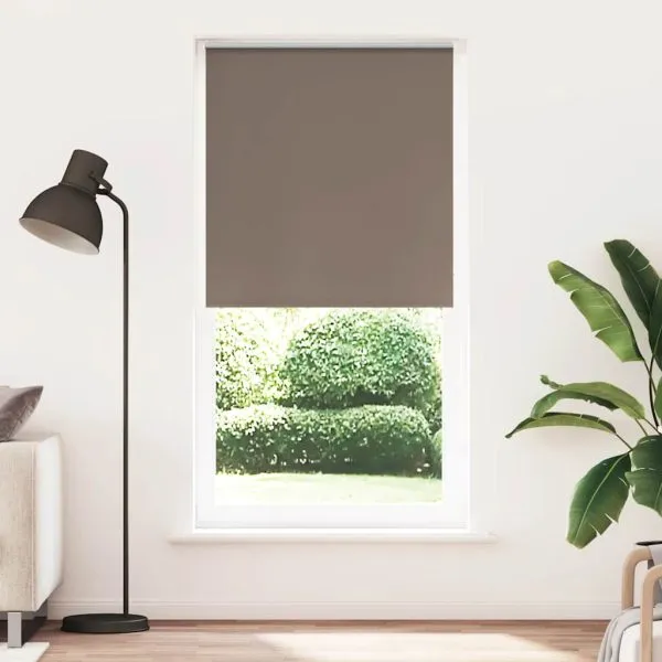 Jaluză cu role opace cafea 90×230 cm lățime țesătură 85,7 cm