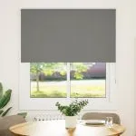 Jaluză cu role opace gri 120×130 cm Lățime material 116,6 cm