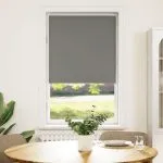 Jaluză cu role opace gri 85×150 cm lățime material 80,7 cm