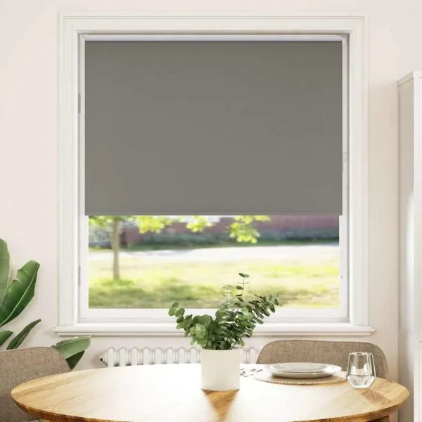 Jaluză cu role opace gri 90×175 cm Lățime material 85,7 cm
