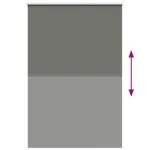 Jaluză cu role opace gri 160×210 cm lățime material 156,6 cm