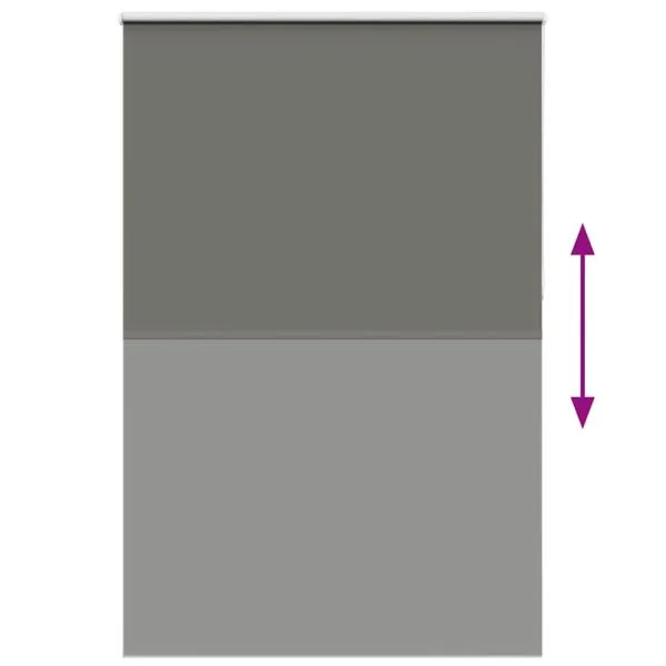 Jaluză cu role opace gri 160×210 cm lățime material 156,6 cm