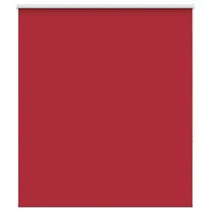 Jaluză cu role opace Roșu 130×130 cm Lățime material 126,6 cm