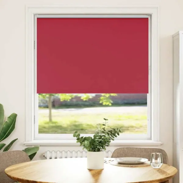 Jaluză cu rolă opaca Roșu 105×150 cm Latime material 100,7 cm