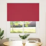 Jaluză cu role opace Roșu 120×175 cm Lățime material 116,6 cm