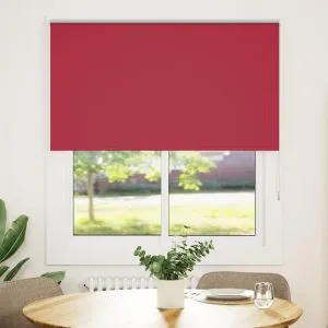 Jaluză cu role opace Roșu 120×175 cm Lățime material 116,6 cm