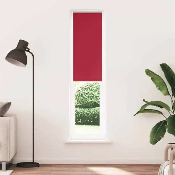 Jaluză cu role opace Roșu 50×210 cm lățime material 45,7 cm