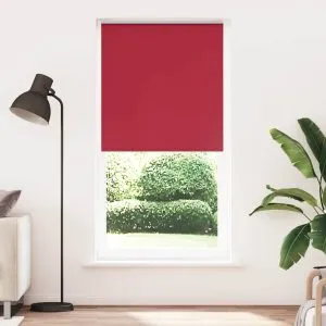 Jaluză cu role opace Roșu 95×210 cm Lățime material 90,7 cm