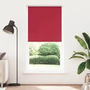 Jaluză cu role opace Roșu 95×230 cm Lățime material 90,7 cm