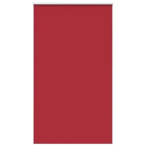 Jaluză cu role opace Roșu 120×230 cm Lățime material 116,6 cm