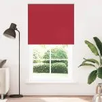 Jaluză cu role opace Roșu 120×230 cm Lățime material 116,6 cm