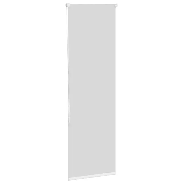 Jaluză cu role opace alb 45×150 cm lățime material 40,7 cm