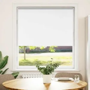 Jaluză cu role opace alb 90×150 cm Lățime material 85,7 cm