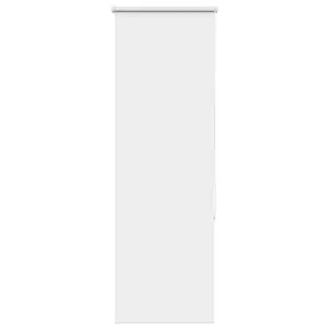Jaluză cu role opace alb 55×175 cm lățime material 50,7 cm