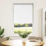 Jaluză cu role opace alb 65×175 cm lățime material 60,7 cm