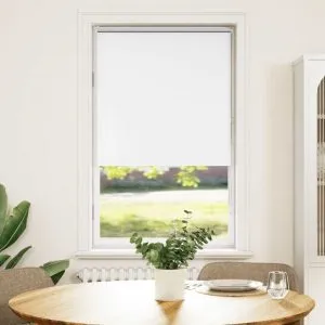 Jaluză cu role opace alb 65×175 cm lățime material 60,7 cm