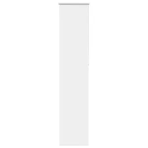 Jaluză cu role opace alb 60×210 cm lățime material 55,7 cm