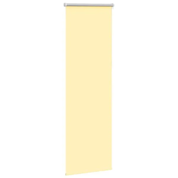 Jaluză cu role opace galben 50×130 cm lățime material 45,7 cm