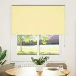 Jaluză cu role opace galben 120×130 cm Lățime material 116,6 cm