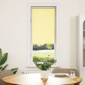 Jaluză cu role opace galben 60×175 cm lățime material 55,7 cm