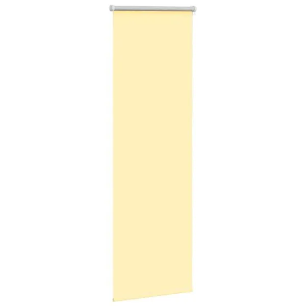 Jaluză cu role opace galben 60×175 cm lățime material 55,7 cm