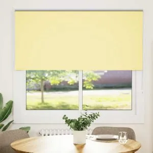 Jaluză cu role opace Galben 165×175 cm Lățime material 161,6 cm