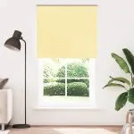 Jaluză cu role opace Galben 120×210 cm Lățime material 116,6 cm