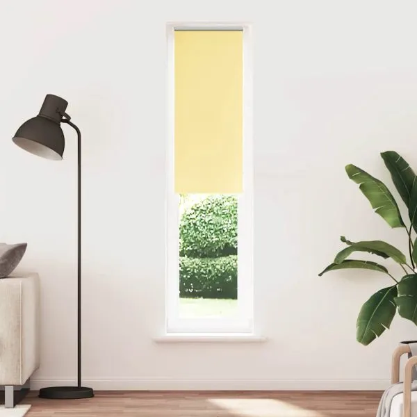 Jaluză cu role opace galben 55×230 cm lățime material 50,7 cm