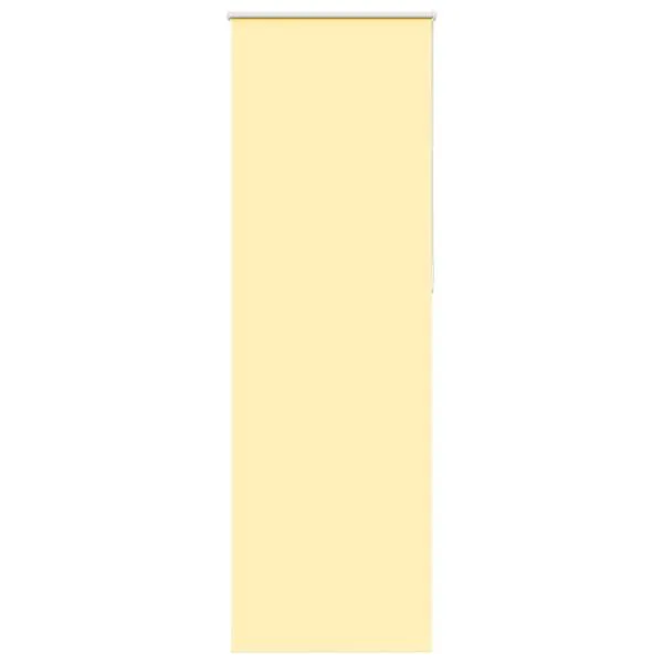 Jaluză cu role opace galben 75×230 cm lățime material 70,7 cm