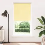 Jaluză cu role opace galben 110×230 cm Lățime material 105,7 cm