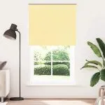 Jaluză cu role opace galben 140×230 cm Lățime material 136,6 cm