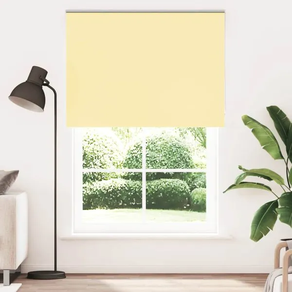 Jaluză cu role opace galben 150×230 cm Lățime material 146,6 cm