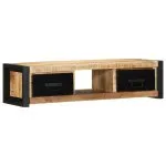 Dulap TV 100x30x25 cm lemn masiv de mango