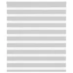 Jaluzea tip zebra gri deschis lățime țesătură 115,9cm poliester