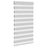Jaluzea tip zebra gri deschis lățime țesătură 80,9 cm poliester
