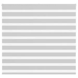 Jaluzea tip zebra gri deschis lățime țesătură 150,9cm poliester