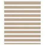 Jaluzea tip zebra 125×100 cm lățime țesătură 120,9 cm poliester