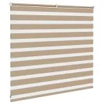Jaluzea tip zebra 155×100 cm lățime țesătură 150,9 cm poliester