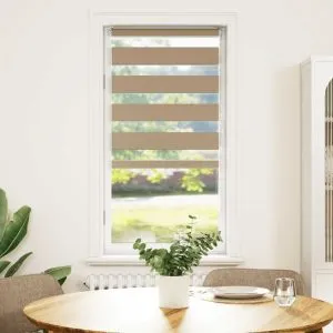 Jaluzea tip zebra 60×150 cm lățime țesătură 55,9 cm poliester