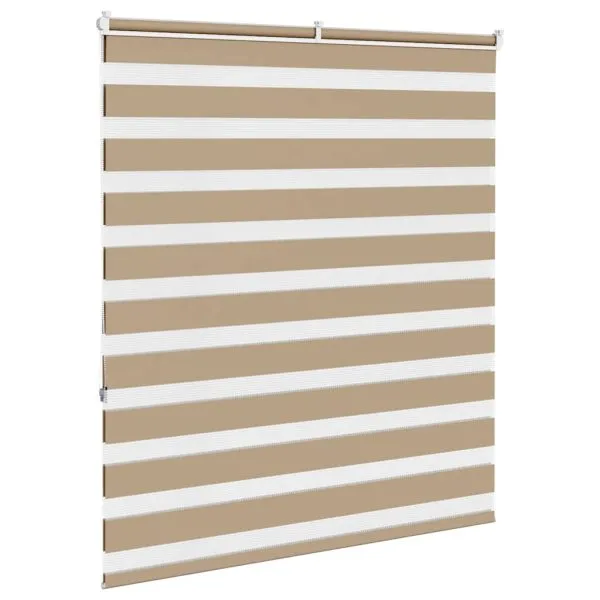 Jaluzea tip zebra 120×150 cm lățime țesătură 115,9 cm poliester