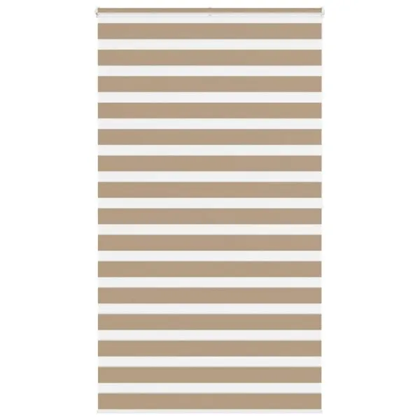 Jaluzea tip zebra 130×200 cm lățime țesătură 125,9 cm poliester