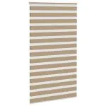 Jaluzea tip zebra 130×200 cm lățime țesătură 125,9 cm poliester
