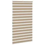 Jaluzea tip zebra 130×200 cm lățime țesătură 125,9 cm poliester