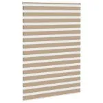 Jaluzea tip zebra 160×200 cm lățime țesătură 155,9 cm poliester