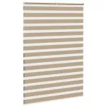 Jaluzea tip zebra 160×200 cm lățime țesătură 155,9 cm poliester