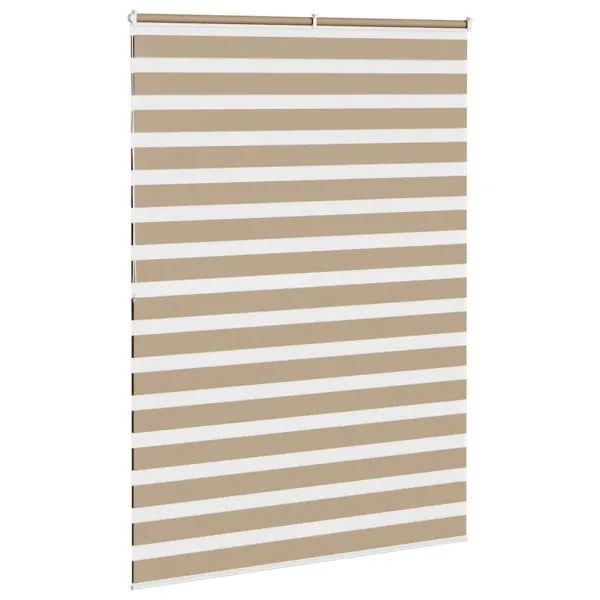 Jaluzea tip zebra 160×200 cm lățime țesătură 155,9 cm poliester