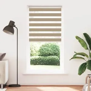 Jaluzea tip zebra 110×230 cm lățime țesătură 105,9 cm poliester