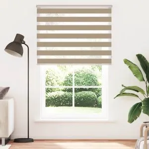 Jaluzea tip zebra 145×230 cm lățime țesătură 140,9 cm poliester